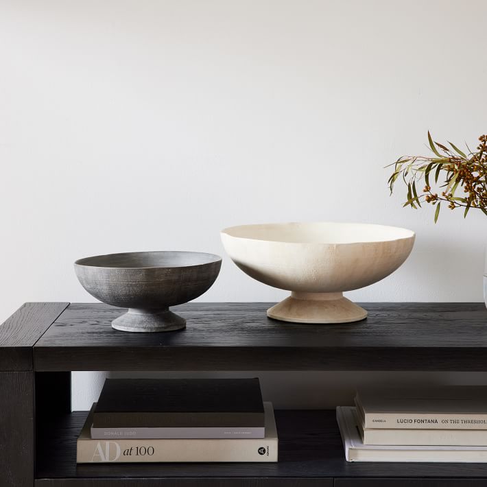 Modern Decorative Bowls: Glass, Marble & Wood Centerpiece Bowls