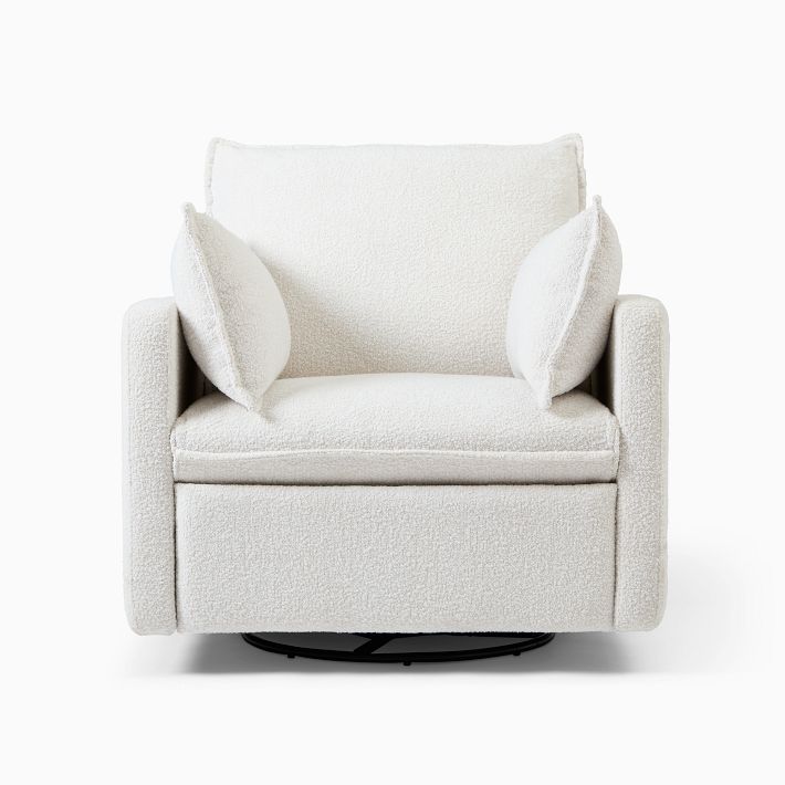 West elm swivel online recliner