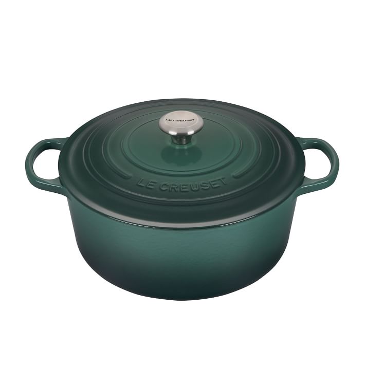 GreenPan Vintage Dutch Oven with Lid Teal Cast Aluminum 4.5 QT OPEN BOX