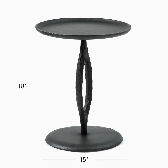 West elm deals black side table