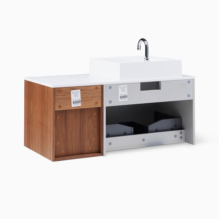 Baylor Floating Open Storage Single Bathroom Vanity (42)