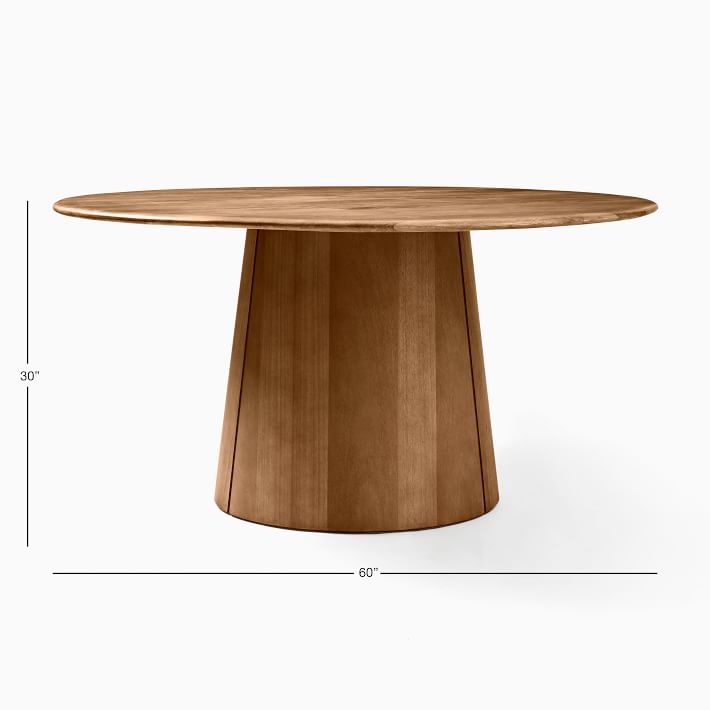 West elm deals round glass table