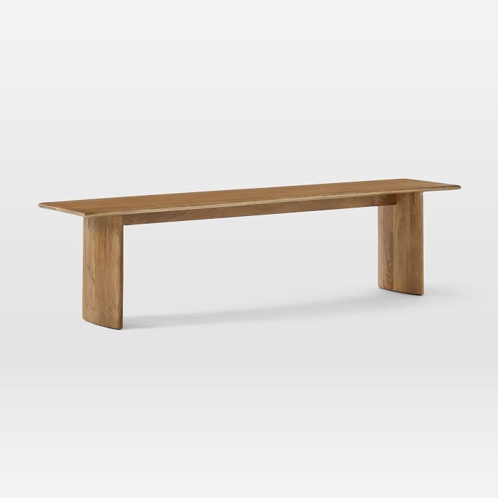 Anton Solid Wood Dining Bench (58"–106")