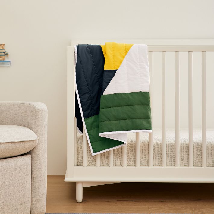 Airy Cotton Voile Geo Kids Quilt & Shams