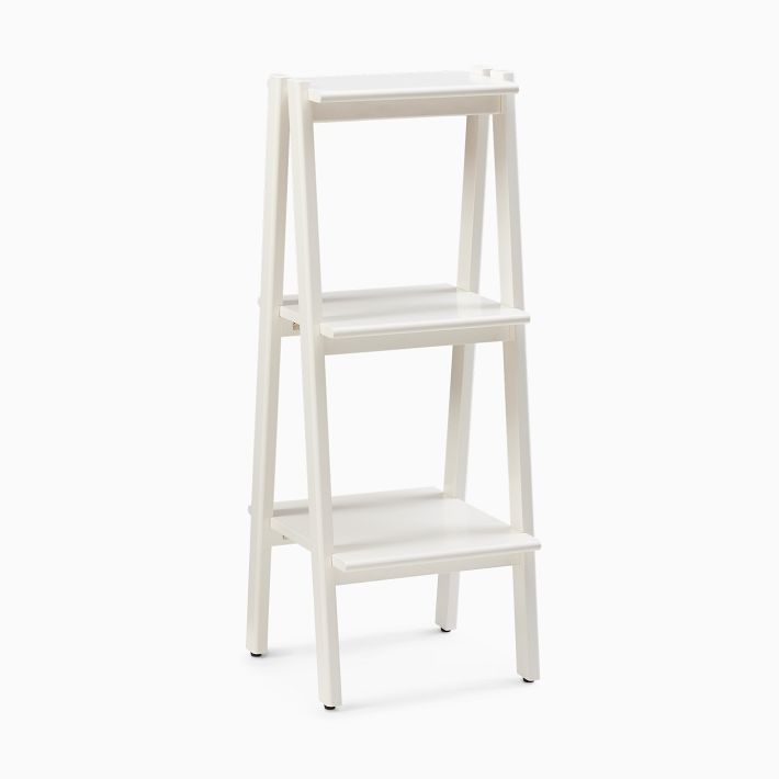 Bathroom Storage Ladder in White