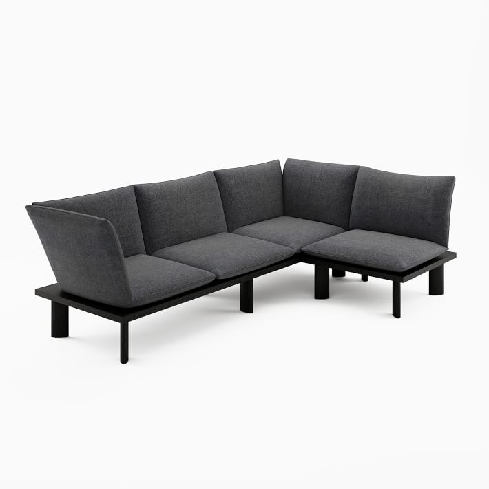 West elm corner sectional sale