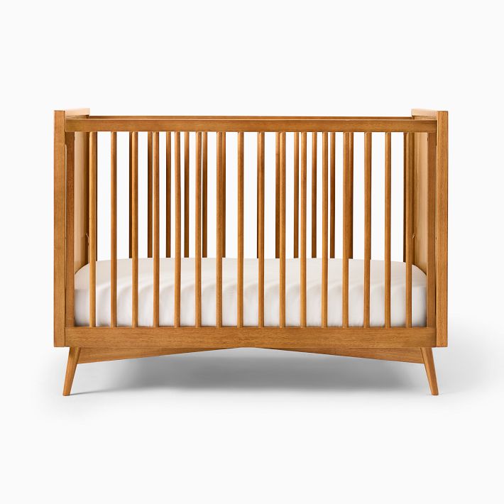 West elm mid 2024 century crib reviews