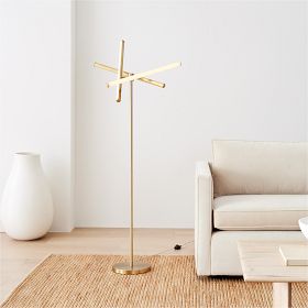 Light rods led on sale chandelier west elm