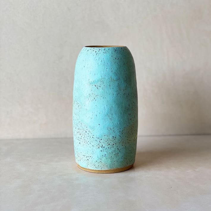 D:Ceramics Blue Speckled Vase