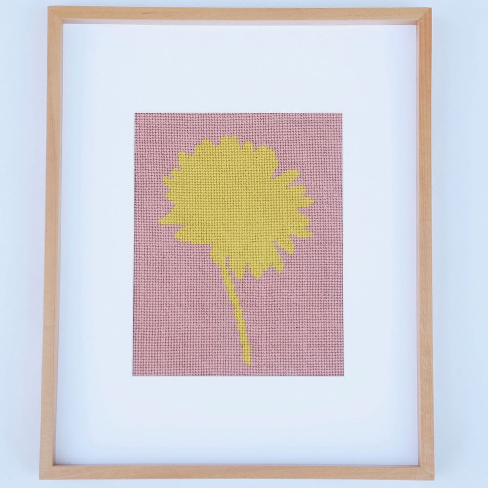 Loop Canvas Needlepoint Kit Flowers West Elm