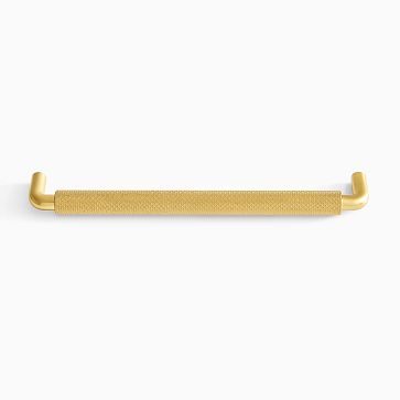 Knurled Drawer Hardware - Antique Brass