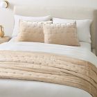 Lush Velvet Tack Stitch Quilt & Shams | West Elm