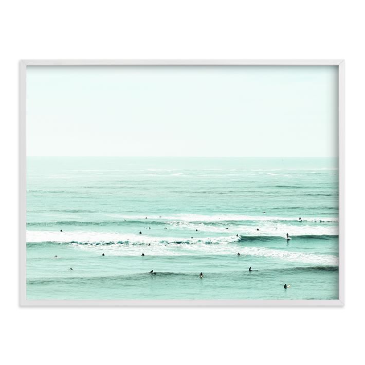 And The Color of My Eyes Has Gone Back Into the Sea Print by Minted For West Elm