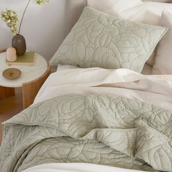 Best Summer Bedding: The Company Cotton Voile Quilt