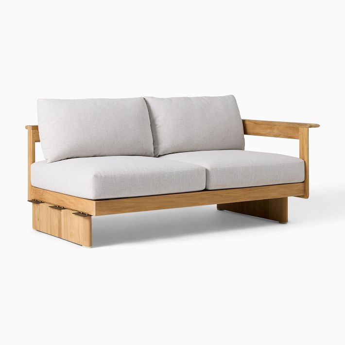 Build Your Own Anton Outdoor Teak Sectional West Elm