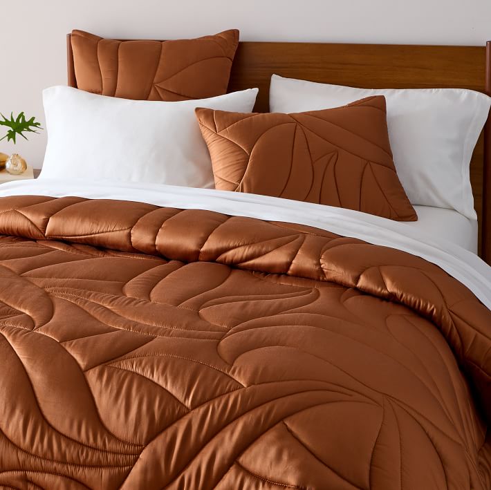 Silky TENCEL™ Petals Comforter & Shams West Elm