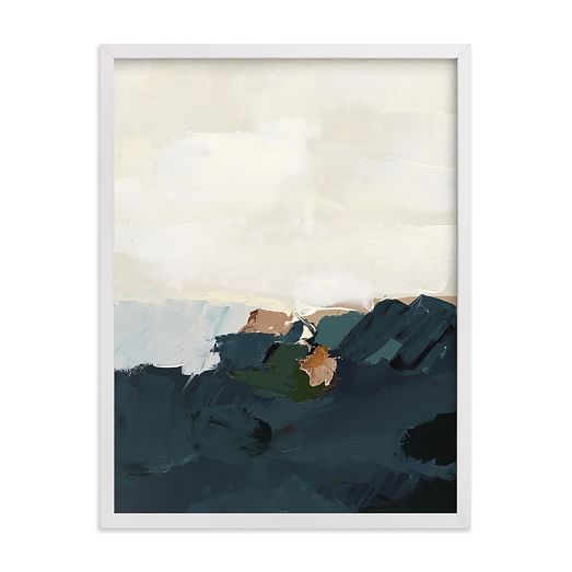 Coastal Swell Framed Wall Art by Minted for West Elm West Elm