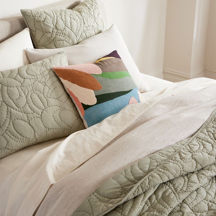 West elm 2025 crewel pillow