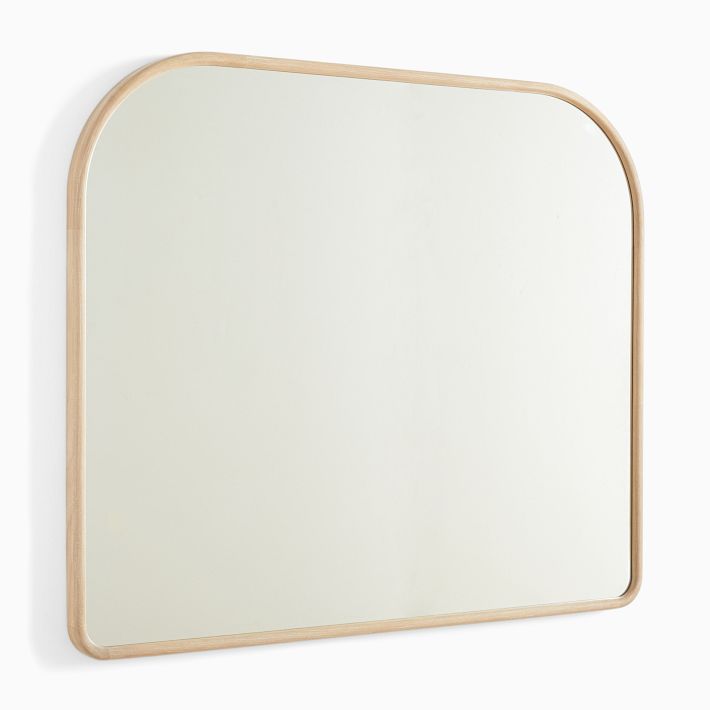 Streamline Wood Wall Mirror