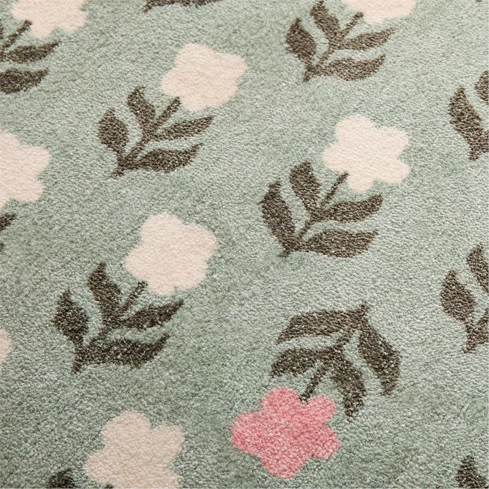 Washable Flower Garden Rug West Elm