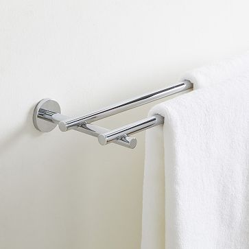 Modern Overhang Bathroom Hardware | West Elm