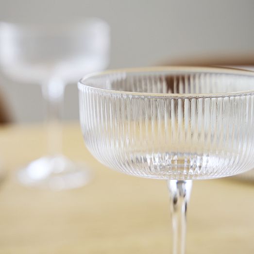 Fluted Glassware Sets West Elm
