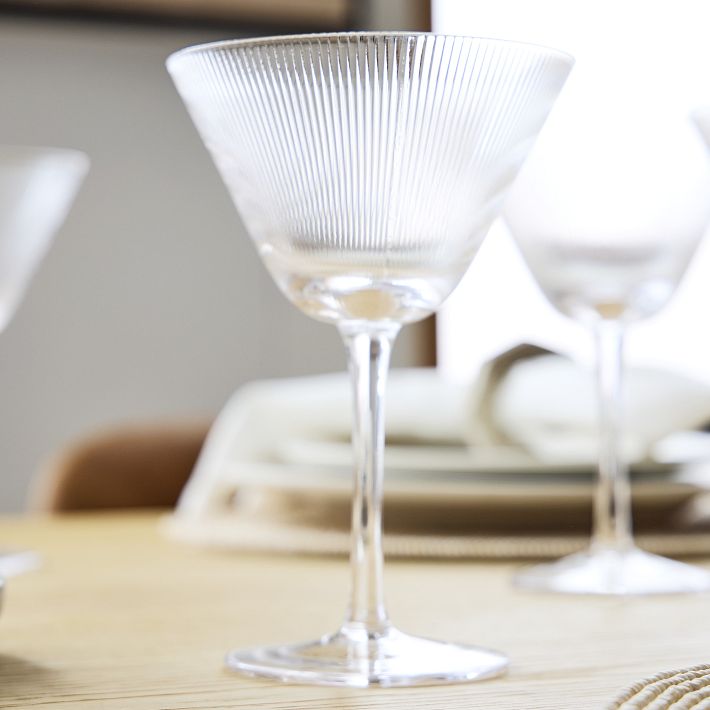 Fluted Martini Glass Sets West Elm