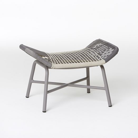 Huron Outdoor Lounge Chair & Ottoman Set West Elm