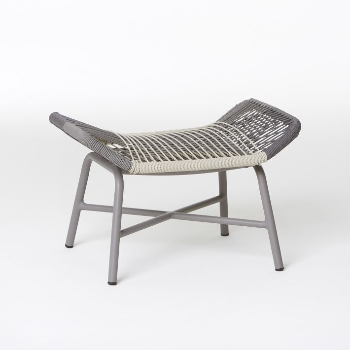 Huron Outdoor Lounge Chair & Ottoman Set | West Elm