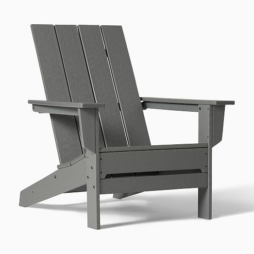 West Elm + Polywood Modern Adirondack Chair West Elm