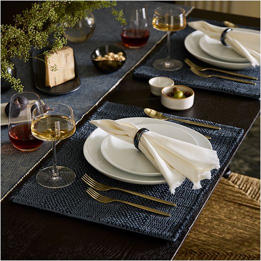 Chunky Textured Woven Placemats | West Elm