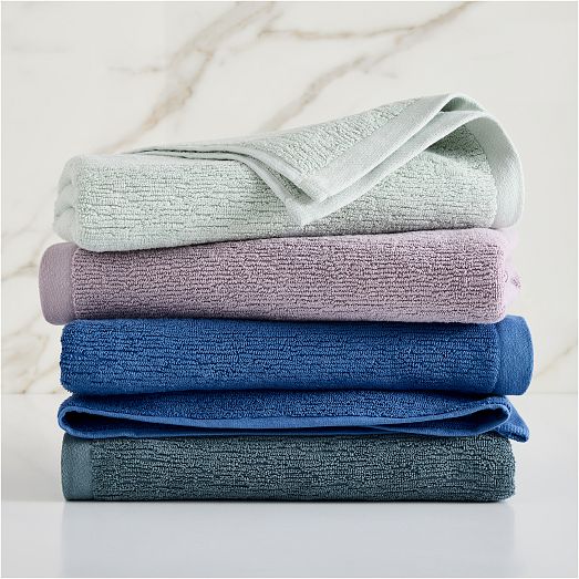 Organic QuickDry Textured Towels West Elm