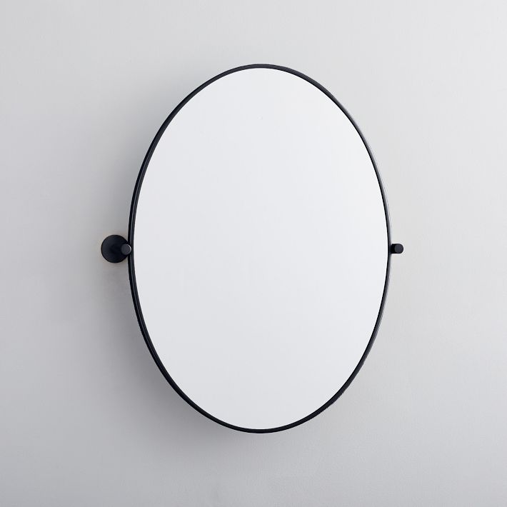 House of Hampton® Damiere Metal Oval Wall Mirror & Reviews