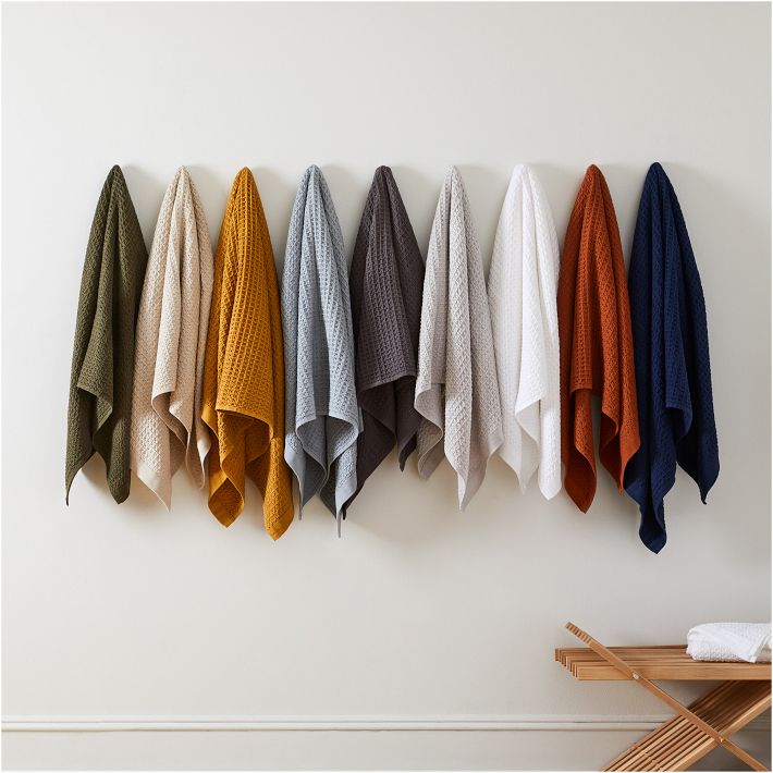 West elm best sale waffle towel