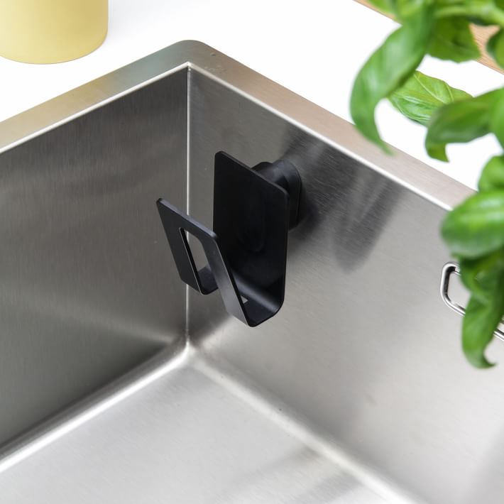 Sponge holder for modern sink