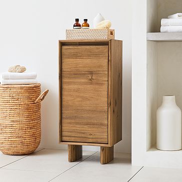 Wooden on sale bathroom storage