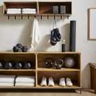 Anton Solid Wood Shoe Rack - Burnt Wax