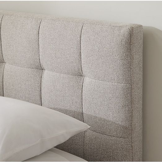 Emmett Grid Tufted Headboard West Elm