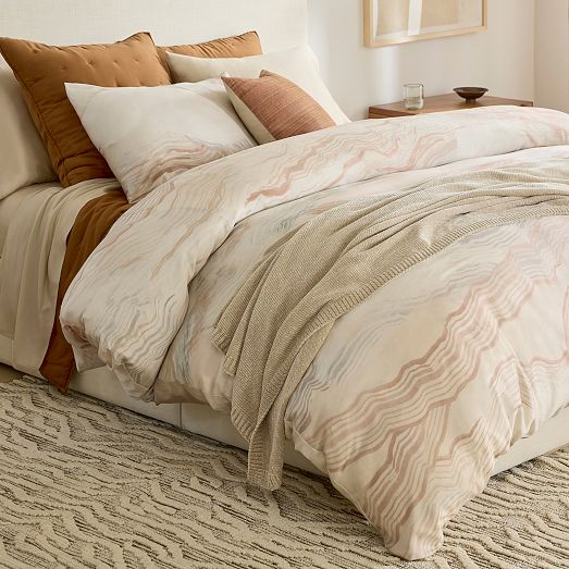 Silky TENCEL™ Geode Duvet Cover & Shams West Elm