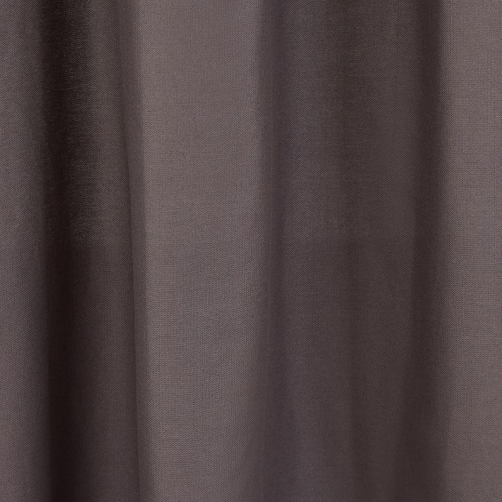 Solid Canvas Shower Curtain West Elm