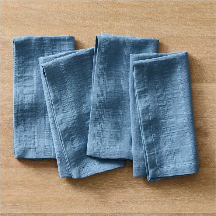 Linen Napkins, Set of 8 Forest Green Cloth Napkins, Cloth Napkins