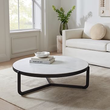 West elm deals circle coffee table