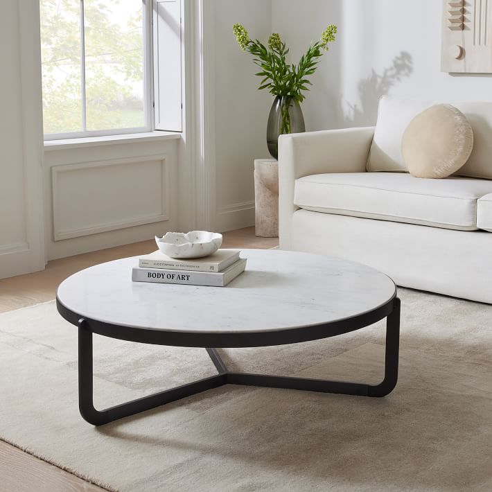 Mina Round Coffee Table (34&quot;&ndash;40&quot;)