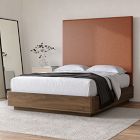 Simple Upholstered Wall Mounted Headboard - Vegan Leather | West Elm