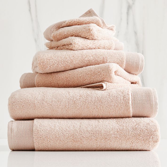 Plush Fibrosoft™ Towel Set in Light Sienna