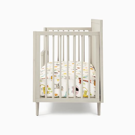 MidCentury 4in1 Convertible Crib Pebble West Elm