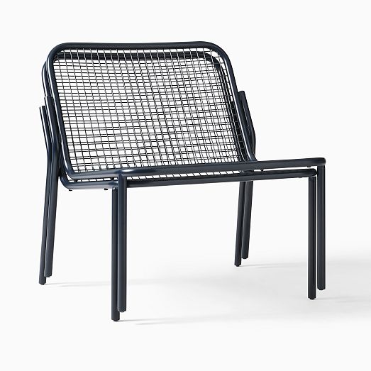 Seville Outdoor Stacking Lounge Chair (Set of 2) West Elm
