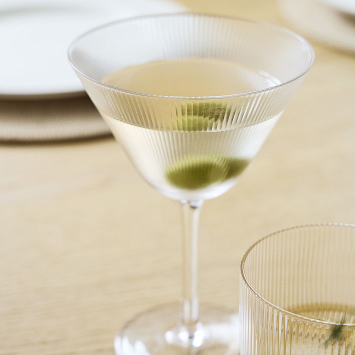 Fluted Martini Glass Sets West Elm