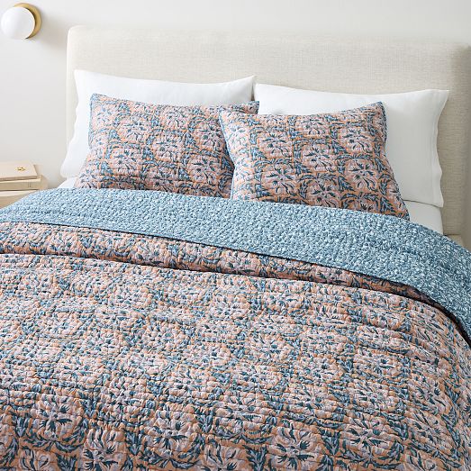 Lennon Floral Reversible Quilt & Shams | West Elm