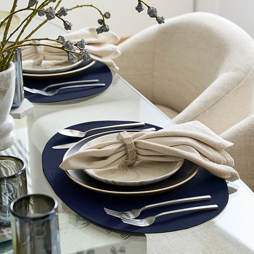 European Linen Oval Placemats West Elm